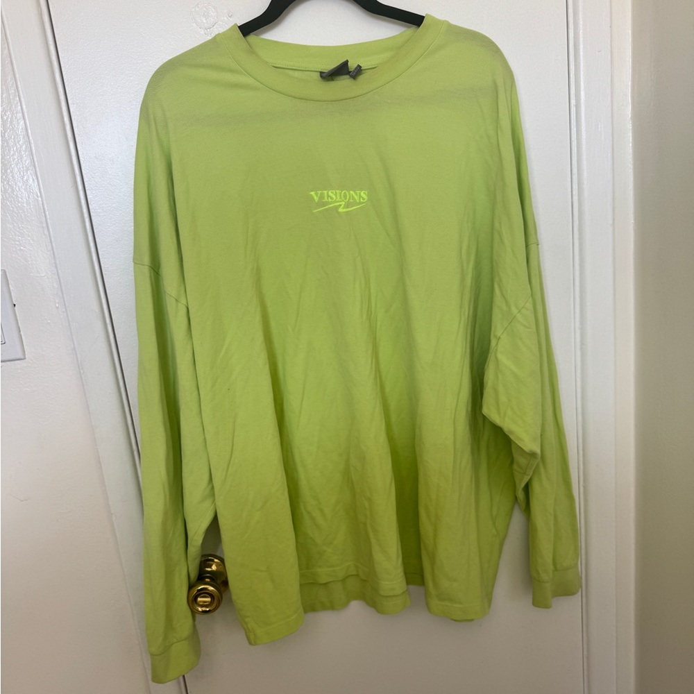 Visions Neon Green Longsleeve! Size 3XL